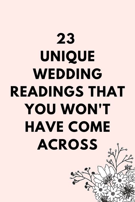 Wedding Readings Unique, Funny Wedding Readings, Funny Wedding Vows, Wedding Quotes Funny, Wedding Ceremony Readings, Bride Quotes, Kiss The Bride, Wedding Ceremony Script, Wedding Blessing