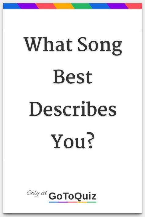 "What Song Best Describes You?" My result: So What by Pink What Are You Quiz, Jordan Sparks, What Is My Aesthetic, Beat Songs, Aesthetic Quiz, Fun Personality Quizzes, Songs That Describe Me, What's My Aesthetic, Describe Your Personality