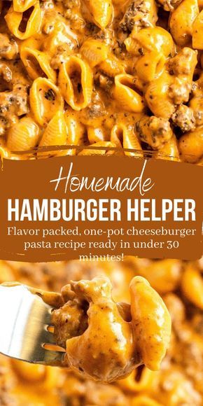 Easy Homemade Hamburger Helper, Pasta And Ground Beef, Hamburger Helper Recipe, Hamburger Helper Recipes, Beef Pasta Recipes, Tomato Cheese, Recipe Pasta, Homemade Hamburger, Homemade Hamburgers