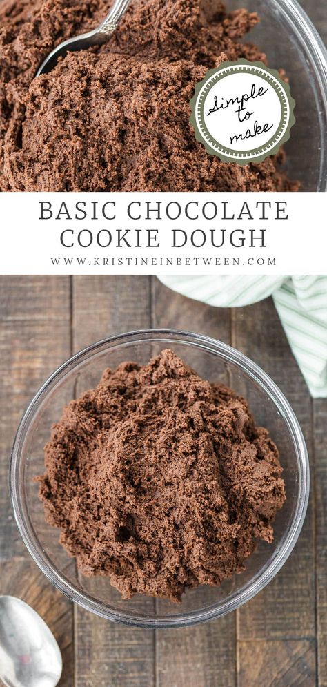 Store Bought Cookie Dough Hacks, Chocolate Cookie Dough Recipe, Basic Cookie Dough, Basic Cookie Dough Recipe, Soft Chewy Cookies, Easy Donut Recipe, Cookie Icing Recipe, Weekly Recipes, Cookie Dough Recipe