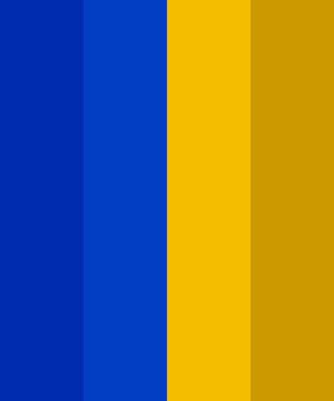 Blue and Gold Logo Color Palette Royal Blue And Yellow Color Palette, Royal Blue And Gold Color Palette, Royal Blue Color Palette, Royal Color Palette, Blue And Gold Logo, Royal Colors Palette, Blue And Gold Color Palette, Dance Worship, Logo Colours