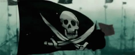 Pirate Station Flag GIF - PirateStation Flag PiratesOfTheCaribbeanFlag - Discover & Share GIFs Flag Gif, Caribbean Flags, Jolly Roger Flag, Anne Bonny, All The Bright Places, Pirate Day, Pirate Flag, Black Sails, Captain Jack Sparrow