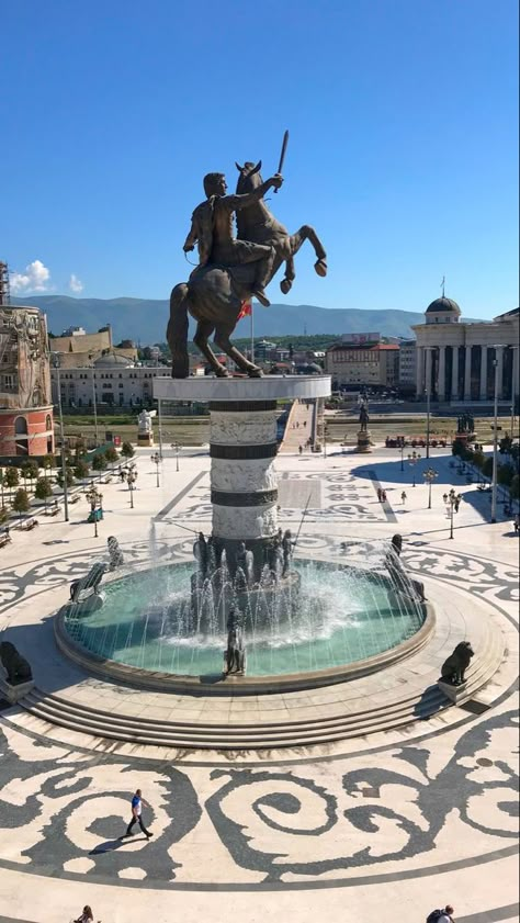 Macedonian Culture, Balkan Summer, Macedonia Skopje, Skopje Macedonia, Biscuits Packaging, North Macedonia, Night Summer, City Vacation, The Balkans