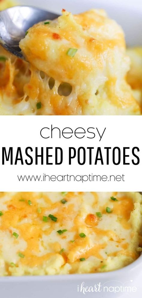 Cheesy Potatoes Using Real Potatoes, Golden Potato Recipes Mashed, Cheesy Potatoes Mashed, Cheesy Mashed Potatoes Recipe Easy, Cheesy Mashed Potatoes Casserole, Cheesy Bacon Mashed Potatoes, Homemade Cheesy Mashed Potatoes, Party Mashed Potatoes Recipe, Best Cheesy Mashed Potatoes