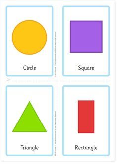 Flashcard App, Free Flashcards, Flashcards For Toddlers, Shapes Flashcards, Number Flashcards, Color Flashcards, Teaching Shapes, Printable Shapes, Abc Flashcards