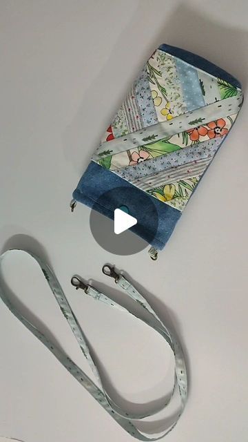 DIY Cheng on Instagram: "Patchwork Cellphone Bag #diy #diycraft #diycrafts #diyprojects #handmadecrafts #handmade #patchwork #patchquilt #scrapquilt #crafts #igdaily #igreels #trending #viral #sewingforbeginners" Cellphone Bag, Bag Diy, Phone Bags, Patch Quilt, Fabric Bags, Sewing For Beginners, Scrap Quilts, Diy Bag, Phone Bag