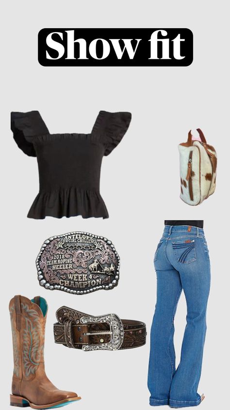 #show#livestock#4h#ffa Western Concert Outfit, Show Livestock, Show Outfits, Country Western Outfits, Livestock Show, Casual Country Outfits, Simple Outfits For School, Southern Outfits, Country Style Outfits