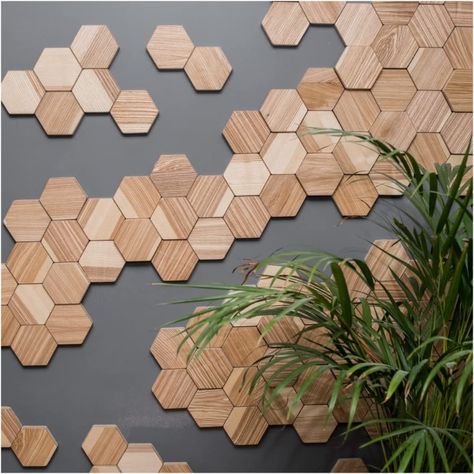 Hexagon Wall Art, Hexagon Mirror, Hexagon Wall, Wood Hexagon, Wall Mosaic, Wood Wall Sculpture, Geometric Sculpture, Wooden Texture, World Map Wall Art