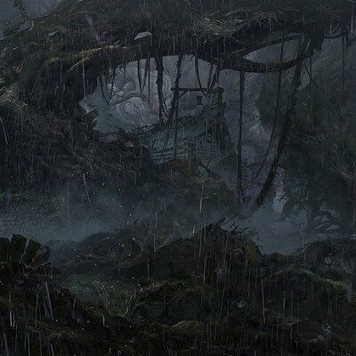 Forest Rain, Aesthetic Writing, Rain Photo, Rain Art, Darkest Dungeon, Eldritch Horror, Magic Forest, Forest Garden, Dnd Art