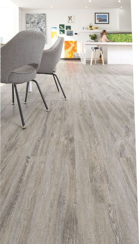 white vinyl timber look flooring - Google Search Vinyl Plank Flooring Transition, Vinyl Sheet Flooring, Flooring Trends, Linoleum Flooring, Grey Flooring, White Modern Kitchen, Vinyl Plank Flooring, Timber Flooring, Flooring Options