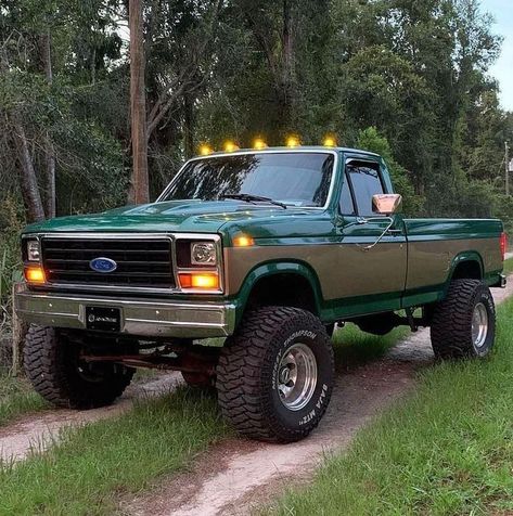 Classic Ford F250 lifted truck @csparks69 Truk Ford, Country Trucks, Trucks Lifted Diesel, Classic Ford Trucks, Old Ford Trucks, Lifted Truck, Old Pickup Trucks, Jacked Up Trucks, Classic Pickup Trucks