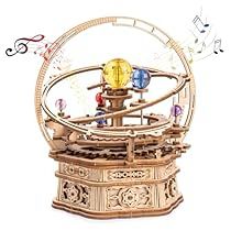 Diy Music Box, Mechanical Puzzles, Solar System Model, Wooden Model Kits, Building Crafts, 3d Wooden Puzzle, Adult Hobbies, Diy Instruments, Wooden Music Box