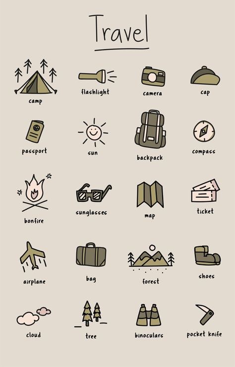 Illustration drawing style of camping icons collection Free Vector Camping Drawing, Camping Icons, Tenda Camping, Camping Photography, Free Vector Illustration, Drawing Simple, Travel Icon, Drawing Style, Sketch Notes