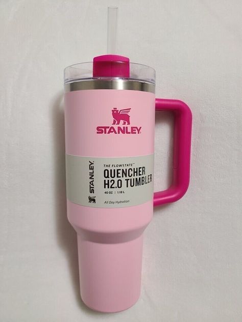 Pink Stanley, Stanley Pink, Trendy Water Bottles, Everything Pink, Pink Flamingo, Pink Flamingos, Flamingo, Raspberry, Tumbler