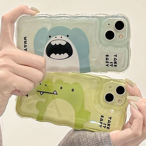 Cute Crocodile Matching Phone Case