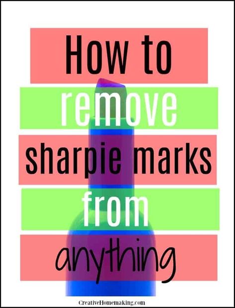 Remove Sharpie, How To Remove Sharpie, Remove Permanent Marker, Deep Cleaning Hacks, Marker Stain, Cleaning Painted Walls, Glass Cooktop, Deep Cleaning Tips, Clean Dishwasher