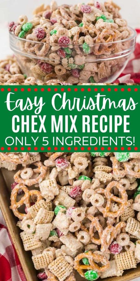 Reindeer Munch, Christmas Chex Mix Recipe, Chex Mix Recipes Christmas, Christmas Chex Mix, Chex Mix Recipes Sweet, Christmas Snack Mix, Chex Mix Christmas, Party Mix Recipe, Check Mix