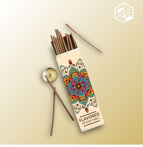 Agarbatti Photography, Agarbatti Packaging Design, Incense Photography, Agarbatti Packaging, How To Make Incense, Beard Illustration, Incense Packaging, 3d Forms, Perfume Box