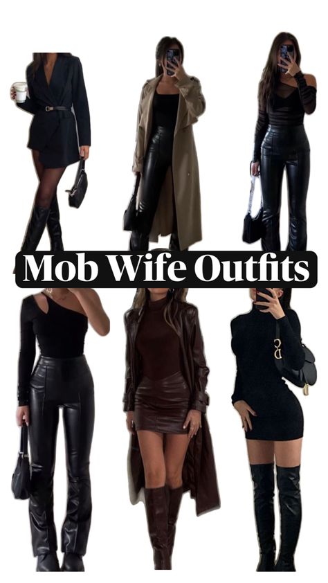 Mob wife outfits ideas, spring outfits mob wife Wife Outfits, Wife Style, Best Winter Outfits, Chic Winter Outfits, Mob Wife, Winter Fashion Outfits Casual, Zuhair Murad, Mein Style, Midi Skirts