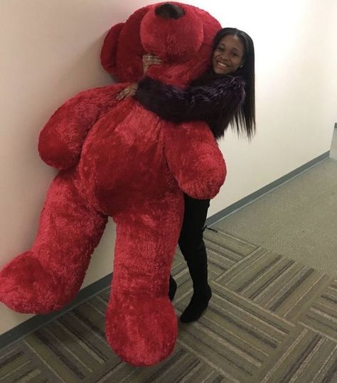 @theoppsknowme Big Red Teddy Bear, Massive Teddy Bear, Costco Bear, Retro Room Ideas, Huge Teddy Bears, Red Teddy Bear, Teddy Grahams, Big Teddy Bear, Big Teddy