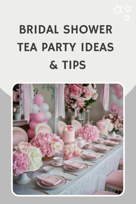 Bridal Shower Tea Party Ideas & Tips High Tea Bridal Shower Decor, Tea With The Bride To Be, Tea Bridal Shower Ideas, Bridal Shower Tea Party Ideas, Bridal Shower Snacks, Tea Party Bridal Shower Decorations, Party Boards, Tea Bridal Shower, Tea Party Ideas