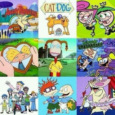 Rugrats and Catdog for the win. Nostalgia Party, 90s Nerd, 2000s Kids Shows, Early 2000s Cartoons, Kids Cartoon Shows, Best 90s Cartoons, 1990s Nostalgia, Old Cartoon Network, Old Cartoon Shows