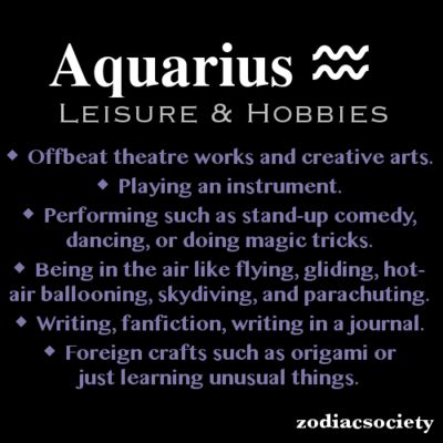 Aquarius Leisure & Hobbies Aquarius Love, Aquarius Traits, Aquarius Sign, Aquarius Life, Aquarius Quotes, Aquarius Truths, Aquarius Woman, Aquarius Horoscope, Aquarius Facts