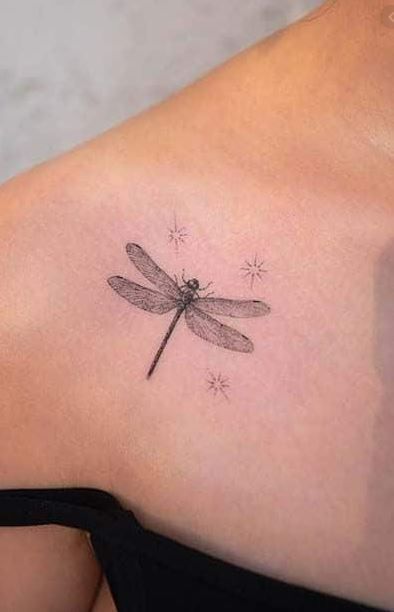 Dragonfly Meaning, Dragonfly Quotes, Small Dragonfly Tattoo, Tattoos Infinity, Dragonfly Tattoo Design, Shape Tattoo, Tattoos Geometric, Tattoo Collection