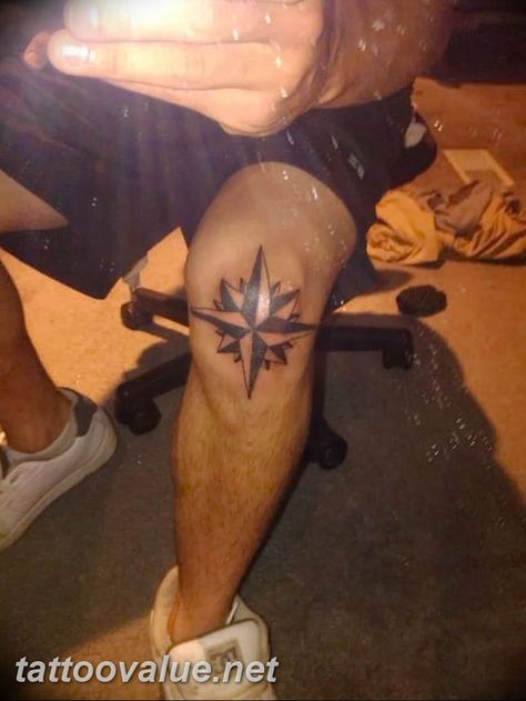 photo star tattoo on his knee 04.01.2019 №011 - photo tattoo ideas - tattoovalue.net - tattoovalue.net Knee Star Tattoo, On Knee Tattoo, Star Of David Tattoo, Tattoo Meaning Ideas, Eye Tattoo Meaning, Star Tattoos For Men, Nautical Star Tattoos, Star Tattoo Meaning, David Tattoo