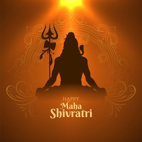 Happy maha shivratri festival classic my... | Free Vector #Freepik #freevector #background #abstract #card #design Mahashivratri Poster Design, Happy Mahashivratri Images, Mahashivratri Wishes, Shivratri Wishes, Mahashivratri Images, Happy Mahashivratri, Happy Maha Shivratri, Mahadev Shiva, Maha Shivratri