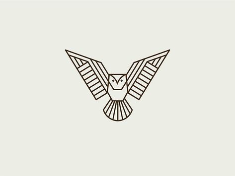 Geometric Owl by Kari Neuberger #Design Popular #Dribbble #shots http://www.retroj.am/minimal-tattoos/ Minimalistic Owl Tattoo, Minimal Tattoo Geometric, Minimal Owl Tattoo, Minimalist Owl Tattoo, Owl Minimalist, Geometric Owl Tattoo, Geometric Owl, Mark Icon, Owl Animal