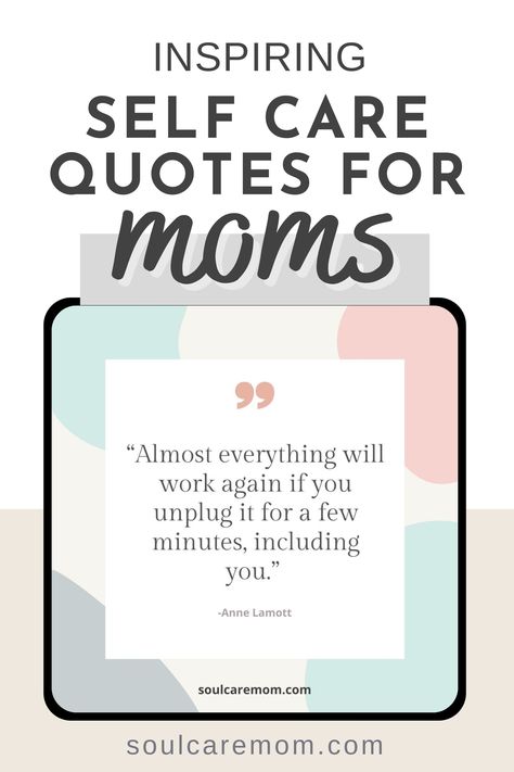 In need of some self care inspiration? Click to discover 23 self care quotes for moms to help you find some self care inspiration. Quotes For Moms, Working Mom Quotes, Inspirational Quotes For Moms, Calming The Storm, Mom Thoughts, Soothing Quotes, Self Care Quotes, Amazing Woman, Learning To Let Go