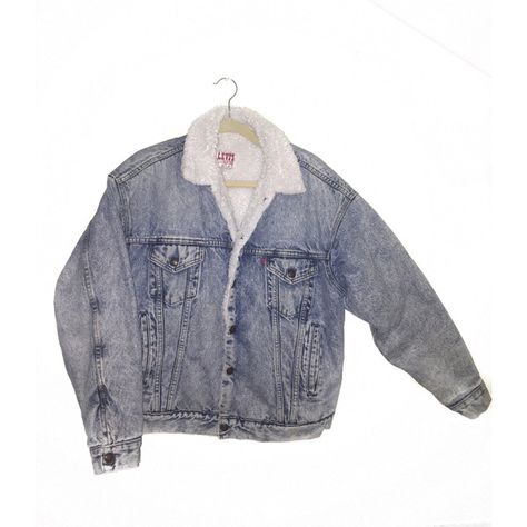 ALL SIZES Vintage Levis Denim Sherpa Lined Jean Jacket 1980s 1990s ❤ liked on Polyvore featuring outerwear, jackets, vintage jean jacket, 1980s jackets, vintage 80s jacket, jean jacket and 80s denim jacket 80s Denim Jacket, 80s Jean Jacket, Fleece Lined Denim Jacket, Lined Jean Jacket, Levi Jacket, Oc Clothes, 1980s Jacket, Jacket Drawing, Jackets Vintage