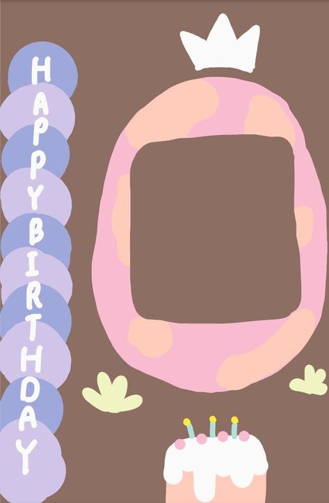 Birthday Stories, Kartu Ulang Tahun Diy, Happy Birthday Drawings, Happy Birthday Icons, Happy Birthday Png, Birthday Posters, Birthday Icon, Birthday Captions Instagram, Happy Birthday Template