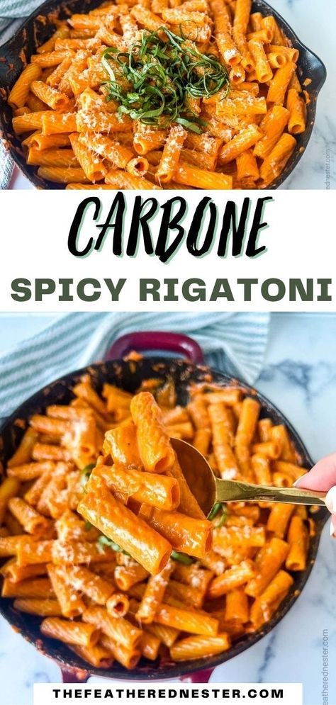 Spicy Rigatoni Pasta With Chicken, Spicy Pasta With Chicken, Homemade Spicy Vodka Sauce, Spicy Ravioli Recipe, Spicy Vodka Sauce Pasta, Copycat Carbone’s Spicy Pasta, Spicy Pasta Bake, Carbone Pasta Sauce, Cheesecake Pasta Recipes