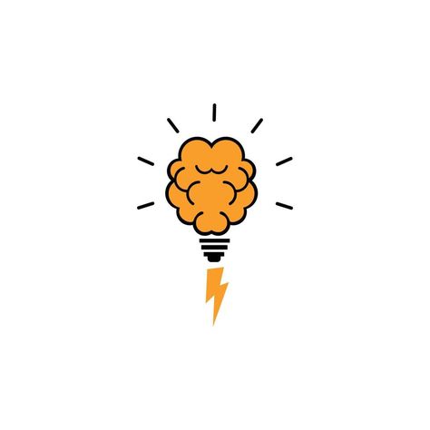 Creative brain Idea concept, knowledge innovation, brain inside bulb, logo, light solution thinking, Innovation Logo Design, Think Logo, Logo Brain, Innovation Logo, Brand Deck, Solution Logo, Bulb Logo, Light Bulb Logo, Brain Graphic