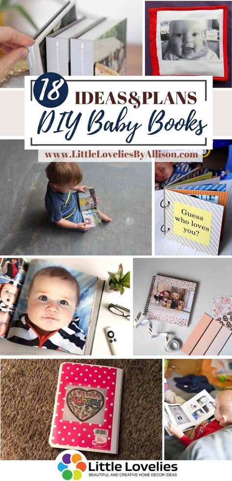 The best ways to keep memories are to print them. If you want to keep cool memories of every stage of your baby’s development, you can always do that in print. The good thing is that, when they grow old, the books will never be outdated. In this article, I have put together a list of 18 DIY baby books that you can DIY easily. 1. DIY Beautiful Baby Book There are a couple of ideas on how to decorate your own baby #book Baby Keepsake Ideas Diy, Diy Baby Books, Diy Baby Book Ideas, Baby Book Ideas Scrapbook, Baby Book Ideas, Diy Baby Book, Scrapbook Baby Book Ideas, Baby Books Diy, Baby Book Gift