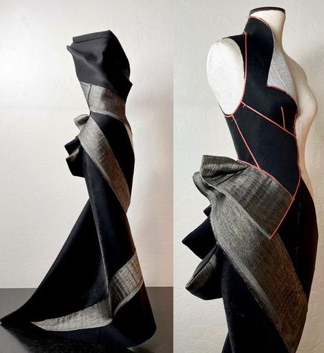 Rob Curry on Instagram: "Rough beginnings and development of a design from the archives. #process #designprocess #draping #modelist #halfscale #fashion #fashiondesign #womensfashion #dress #gown #dressmaker #patternmaking #silhouette" Draping Dress Ideas, Draping Fashion Design, Fashion Development, Draping Dress, Fashion Draping, Draping Fashion, Glamour Dress, Folding Clothes, Dress Gown