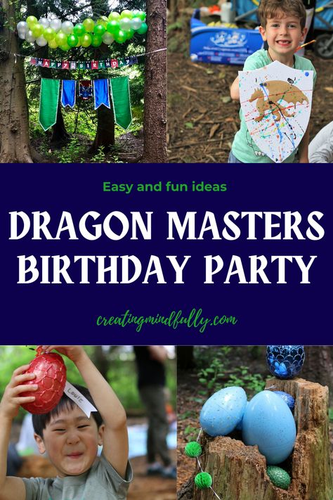 Knight Birthday Party Activities, Dragon Themed First Birthday Party, Dragon Bday Party Ideas, Knight Party Games, Medieval Party Activities, Fantasy Birthday Theme, Dragon Birthday Party Games, Fantasy Theme Birthday Party, Dragon And Knight Birthday Party