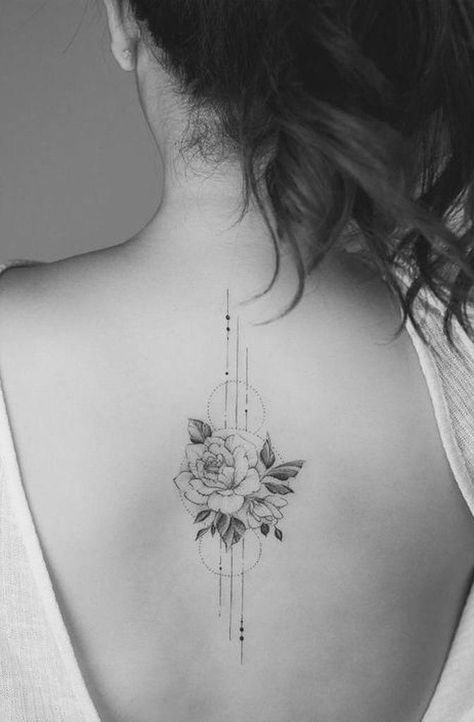 Flower Geometric Tattoo, Black Hummingbird, Geometric Tattoo Ideas, Tattoo Diy, Watercolor Tattoo Flower, Flower Geometric, Cat Tattoos, Disney Tattoo, Tiny Tattoo