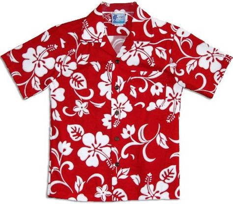 Amazon.com: Classic Hibiscus Boys Hawaiian Shirts - Hawaiian Shirts - Aloha Shirt - Hawaiian Clothing - 100% Cotton Red: Clothing Hawiian Shirts, Luau Shirts, Hawaii Themed Party, Hibiscus Shirt, Boys Hawaiian Shirt, Hawaii Theme, Azul Indigo, Red Hibiscus, Handmade Shirts