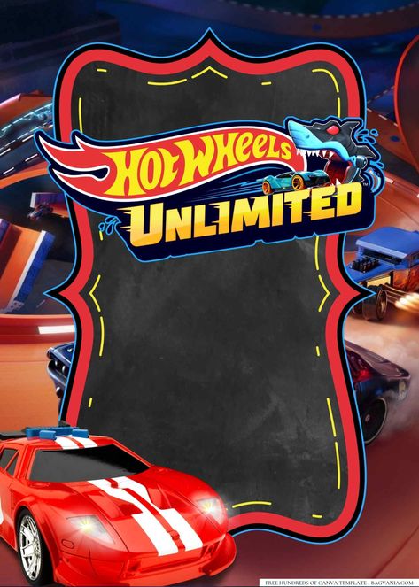 Cool 16+ Hot Wheels Birthday Invitation Templates #free #freeinvitation2019 #birthday #disney #invitations #invitationtemplates Hot Wheels Invitations Template, Hot Wheels Birthday Invitations, Hot Wheel Printables, Hot Wheels Invitations, Hotwheels Birthday Party, Super Mario Bros Party, Hot Wheels Party, Hot Wheels Birthday, Mario Bros Party