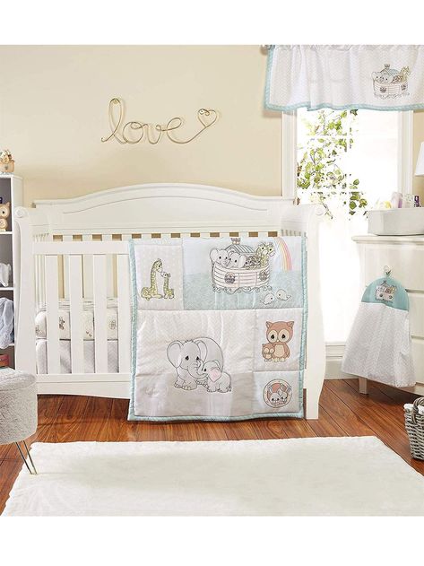 Crib Bedding For Boys, Precious Moments Nursery, Bedding For Boys, Noahs Ark Nursery, Nursery Themes Neutral, Boys Crib Bedding Sets, Sweet Images, Crib Bedding Boy, Baby Crib Bedding Sets