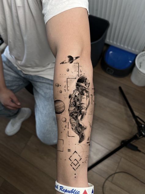 Mechanical Watch Tattoo, Graduation Tattoo, Physics Tattoos, Pixel Space, Tattoo Collage, Space Tattoo Sleeve, Piano Tattoo, Concept Tattoo, Biblical Tattoos