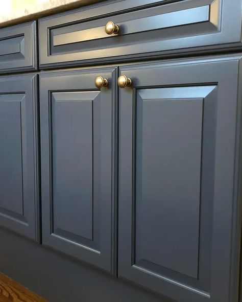 Van Deusen Blue Kitchen Cabinets Mozart Blue Kitchen Cabinets, Cadet Blue Cabinets, Dark Grey Blue Kitchen Cabinets, Shades Of Blue Kitchen Cabinets, Van Deusen Blue Benjamin Moore Cabinets, Blue Black Cabinets, Antique Blue Kitchen Cabinets, Smoky Blue Kitchen Cabinets, Bm Van Deusen Blue