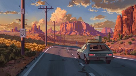 Landscape Cover Photo, Wallpaper 1920x1080 Full Hd Desktop, Image Joker, Licence Plates, Background Animation, Car Trip, Pixel Art Background, Computer Wallpapers, Arte 8 Bits