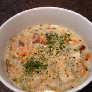 Creamy Seafood Hot Pot Seafood Hot Pot, Shrimp And Scallop Recipes, Scallop Pasta, Creamy Seafood, Hot Pot Recipe, Seafood Recipe, Seafood Paella, Greek Salad Recipes, Seafood Stew