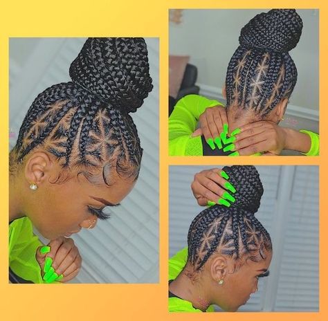 Feed In Braids Hairstyles, African Hair Braiding Styles, Braided Bun Hairstyles, Cute Braided Hairstyles, Braided Cornrow Hairstyles, Braids Hairstyles Pictures, Braided Ponytail Hairstyles, Girls Hairstyles Braids, Girls Braids