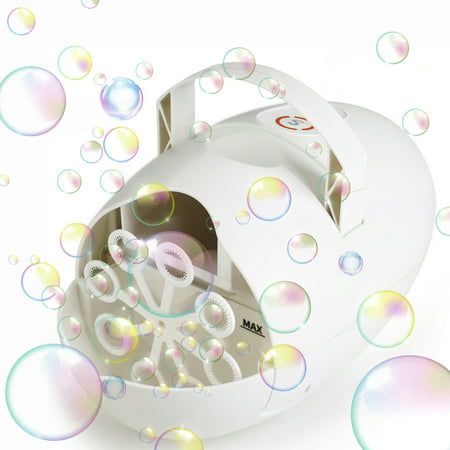 Automatic Bubble Machine for Kids Portable Professional Bubble Maker Bubble Toy for Outdoor Indoor Wedding Birthday Christmas Party Designed with white color, which makes more luxurious stylish, Kapmore professional bubble machine bring more joy to your kids. Even at high speed, our bubble blower will not bring too much noise, will not make people feel uncomfortable. 300ml capacity of the bubble toy allows long operation time. 8 bubble wands can continuously generate 3000+ bubbles per minute to create a romantic and colorful bubbles dreamland for kids and pets. We provide full refund or a new one if there was any problem with the parties bubble machine, please feel free to contact with us. Outdoor Indoor Wedding, Family Props, Birthday Christmas Party, Bubble Blower, Mermaid Theme Birthday Party, Bubble Maker, Baby Bath Toys, Mermaid Theme Birthday