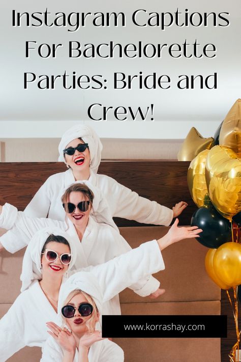 Instagram captions for bachelorette parties! Bride and crew! Quotes For Bachelorette Party, Bridesmaid Quotes Instagram, Funny Bride Quotes, Bridal Party Captions Instagram, Bachelorette Party Instagram Captions, Bachelorette Quotes For Bride, Bachelorette Party Quotes Instagram, Bachelorette Quotes Funny, Bridesmaid Captions Instagram